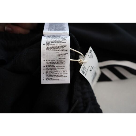 adidas IC6710 Men's Sz XL Black/White 3-Stripe Sweatpants & L/S Hoodie - Picture 16 of 16